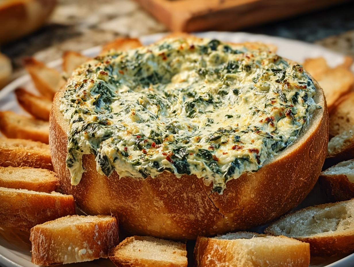 Spinach Dip: Delicious 15-Minute Party Appetizer - Spinach Dip - additional detail