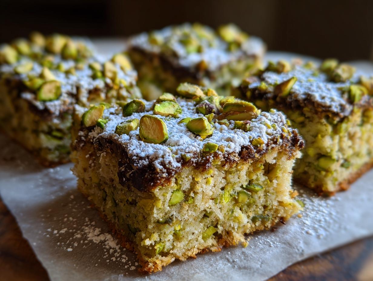 Bake Pistachio Cookie Squares