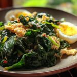 Spinach Egg Stir Fry