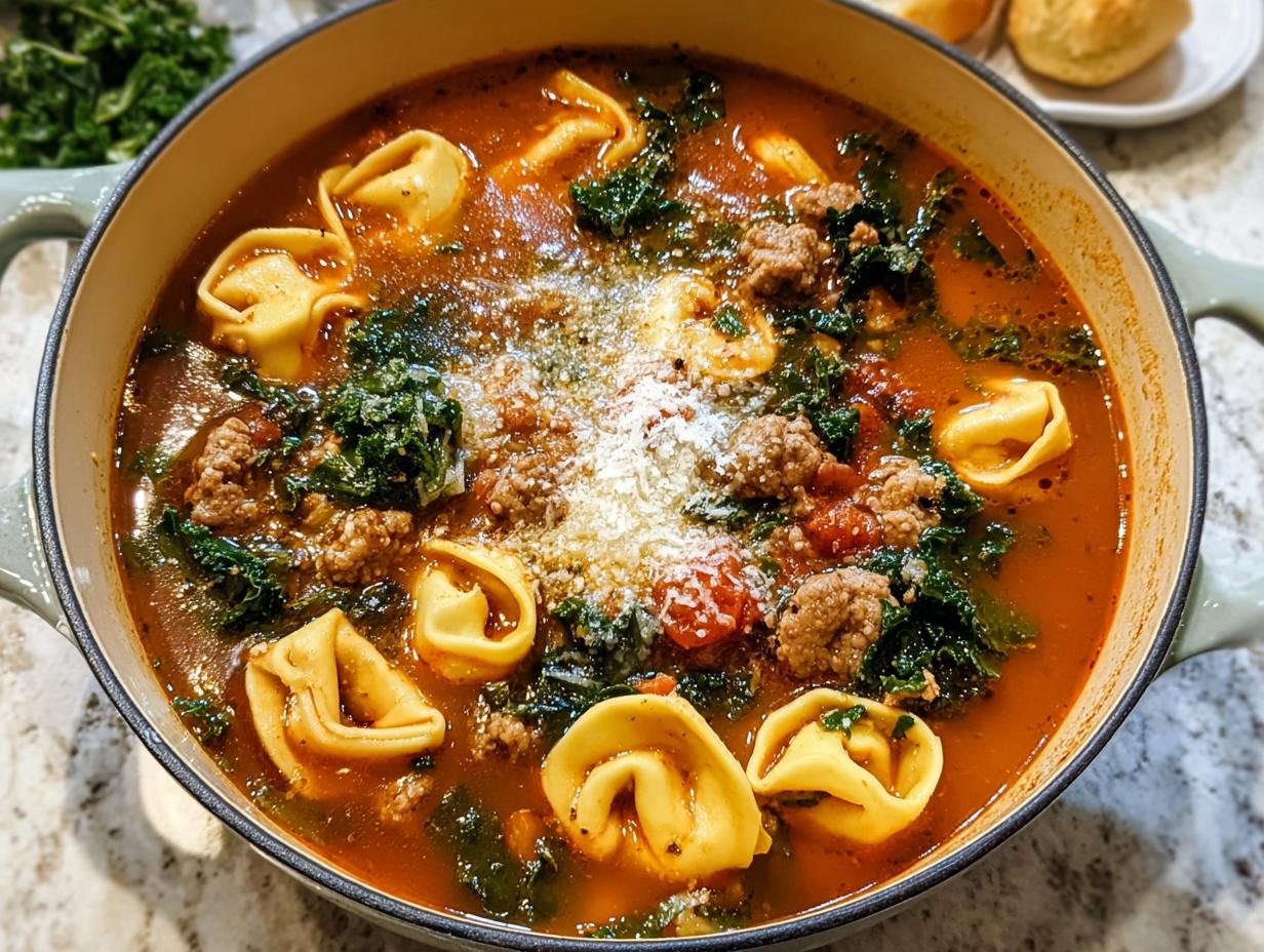 Italian Sausage Tortellini Soup
