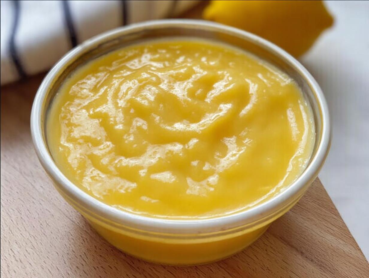 Lemon Curd: 4-Ingredient Sweet Tart Delight - Lemon Curd - additional detail