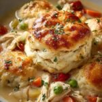 Chicken Dumplings with Biscuits