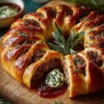 Sausage Roll Wreath