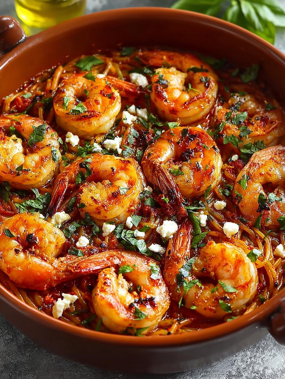 One Pot Harissa Shrimp: 30-Minute Spicy Delight - One Pot Harissa Shrimp - main visual representation
