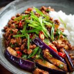 Chinese Eggplant with Minced