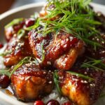 Sticky Chinese Plum Chicken