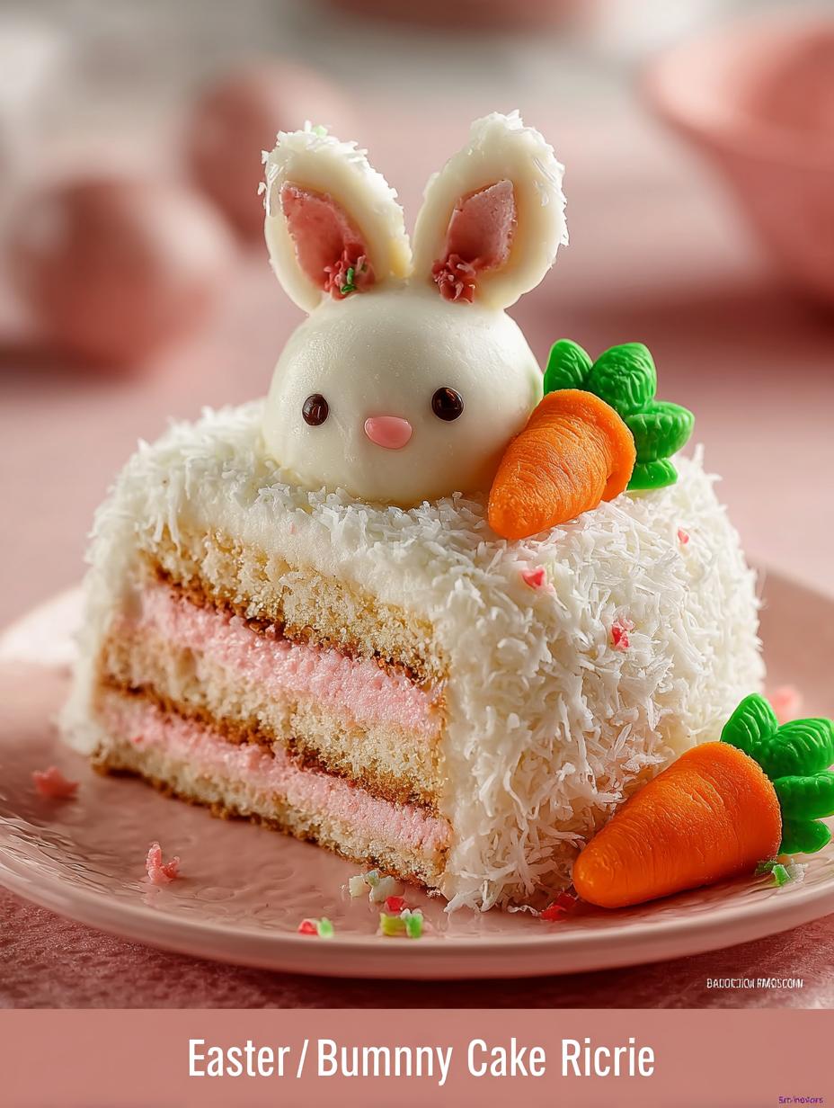 Adorable Easter Bunny Cake: A Sweet Delight for Spring - Adorable Easter Bunny Cake - additional detail