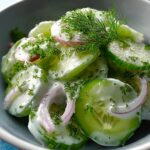 Blue Cucumber Salad