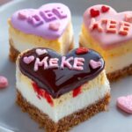 Conversation Heart Cheesecakes