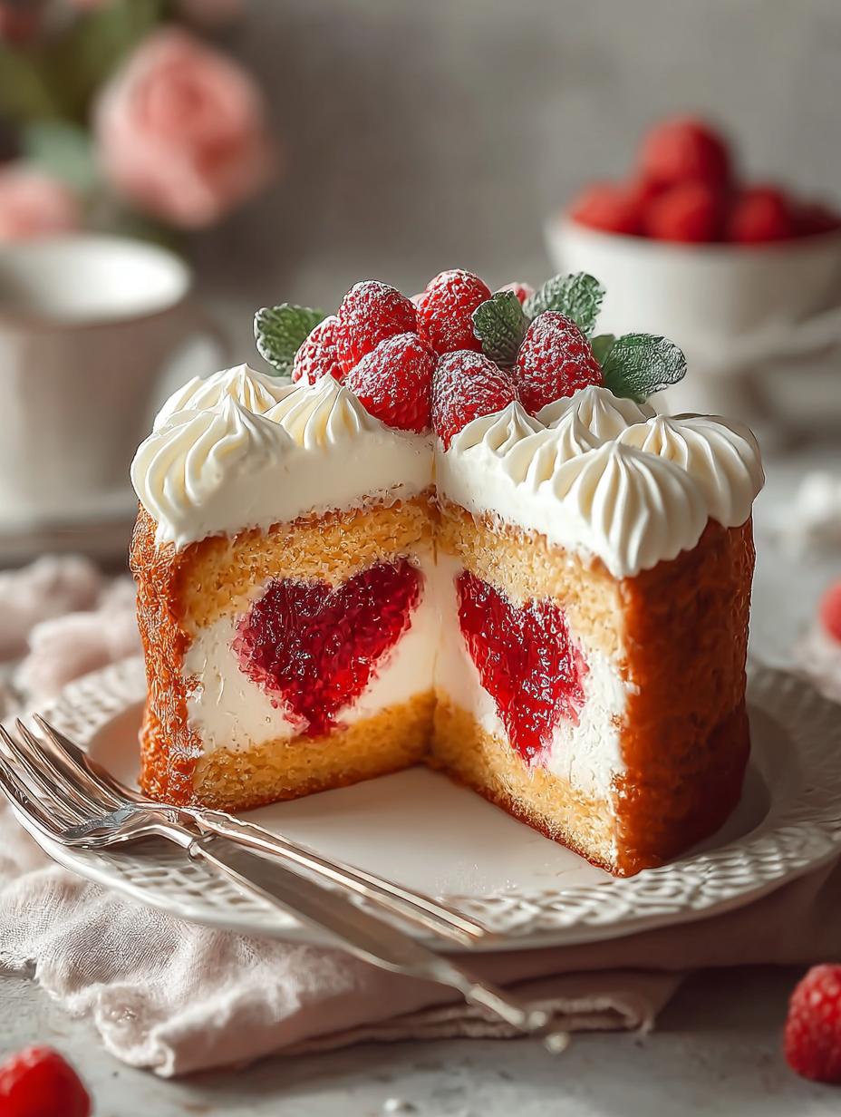 Home 6 Heart Surprise Cake