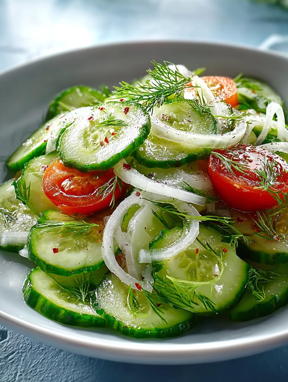 Hungarian Cucumber Salad