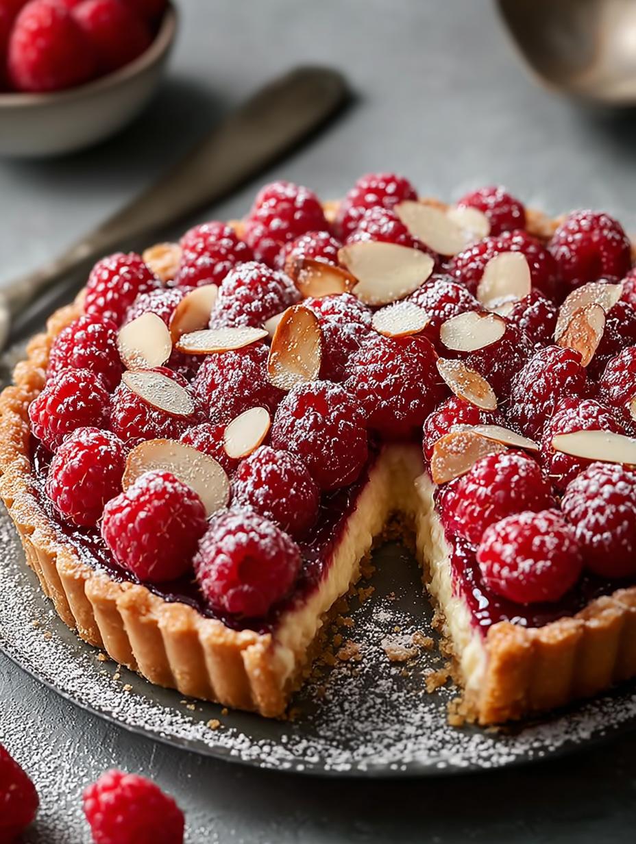 Raspberry Almond Tart