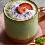 Strawberry Matcha Latte Refreshing