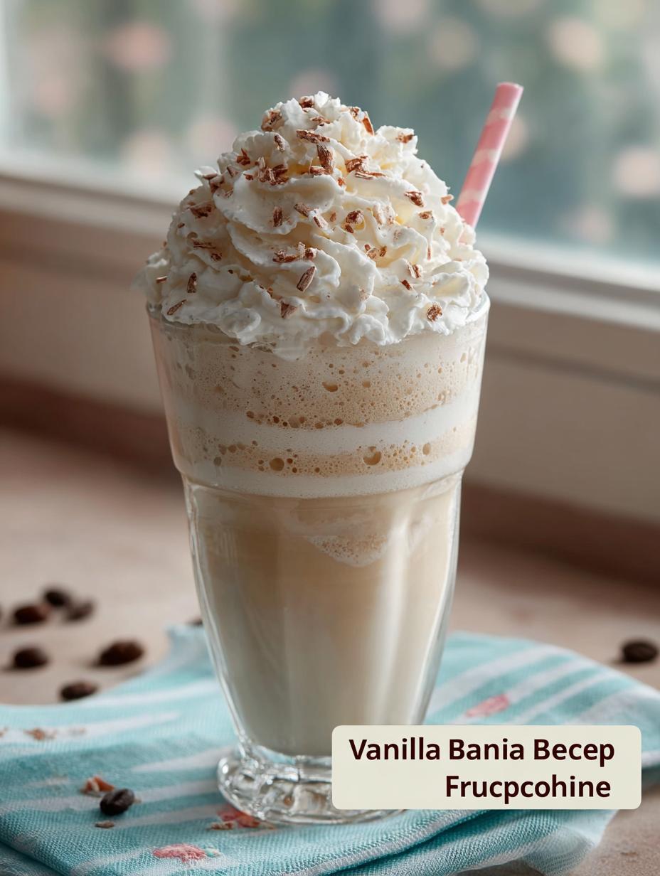 Vanilla Bean Frappuccino Just 5 Minutes to Bliss - Vanilla Bean Frappuccino Just - additional detail