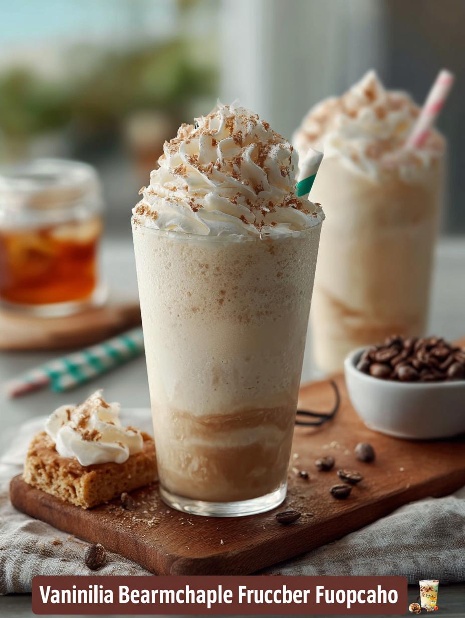 Vanilla Bean Frappuccino Just